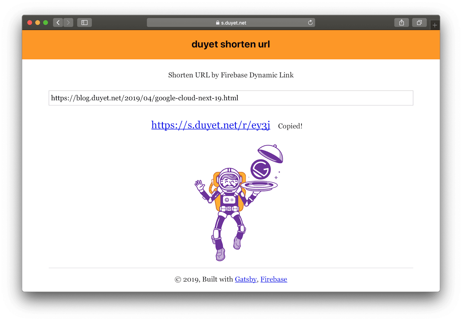 Super Simple Shorten URL với Firebase Dynamic Links